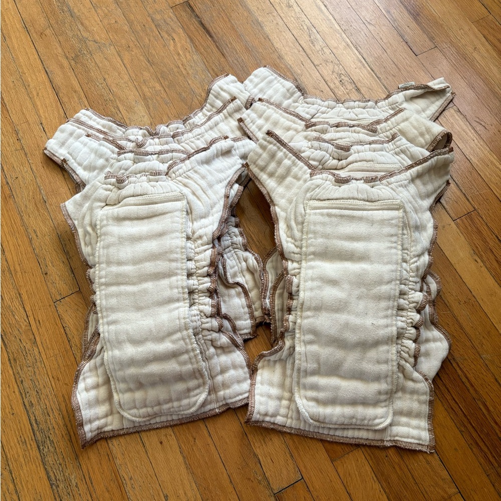 Cloth-eez organic unbleached workhorse diapers size Large